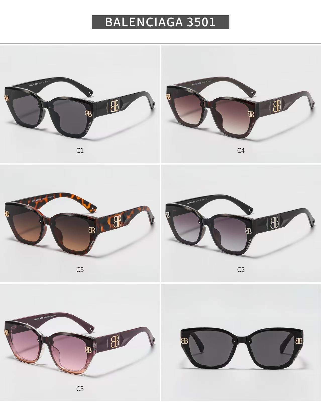 Balenciaga Fashionable Sunglasses - Image 1