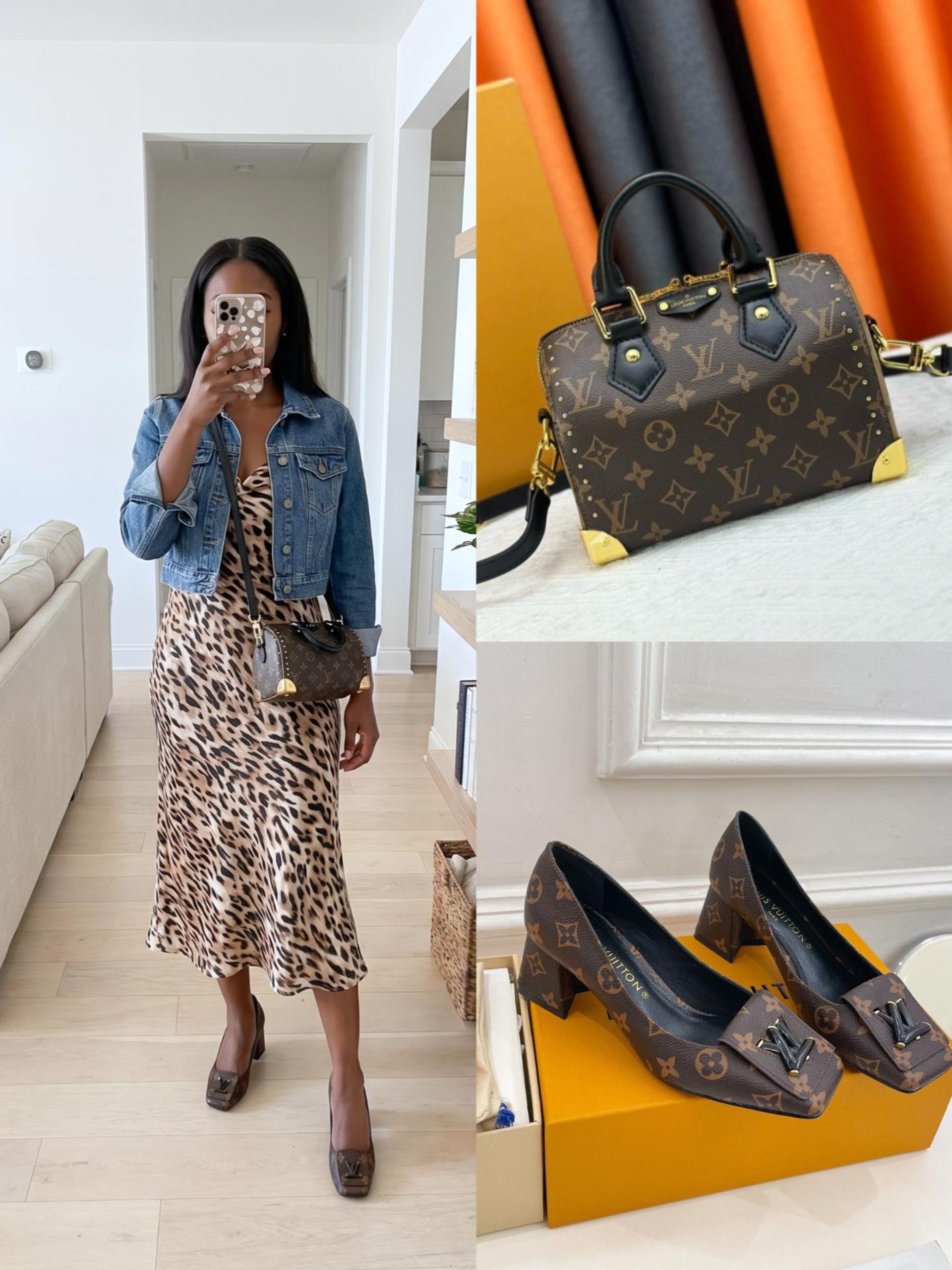 LV Shoes & Bag Set - Image 1