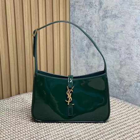 YSL New Lacquered Leather Underarm Bag