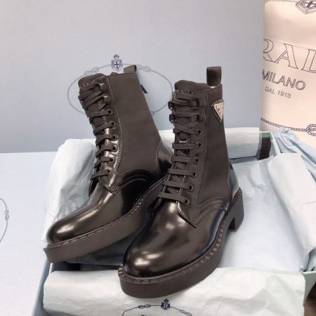 Prada Platform Ankle Boots - Image 2