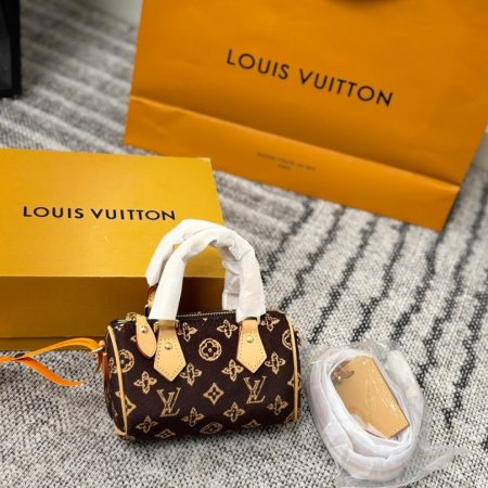 LV Speedy Denim Bag - Image 3