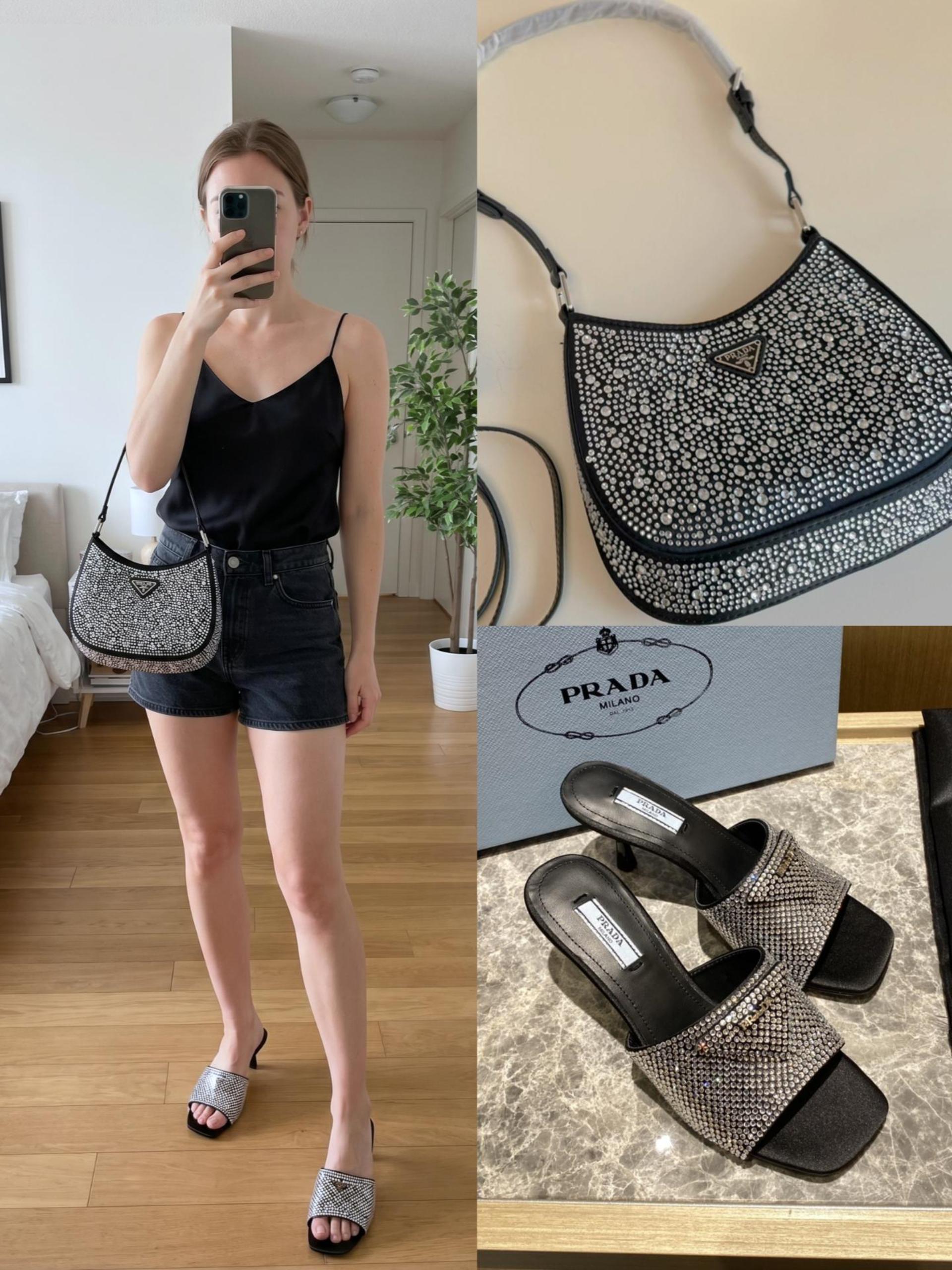 Prada Shoes & Bag Set - Image 1
