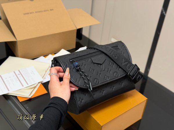 LV Pulse Messenger Monogram Shadow Bag