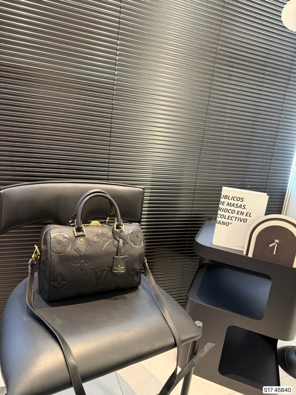 LV Embossed Pillow Bag