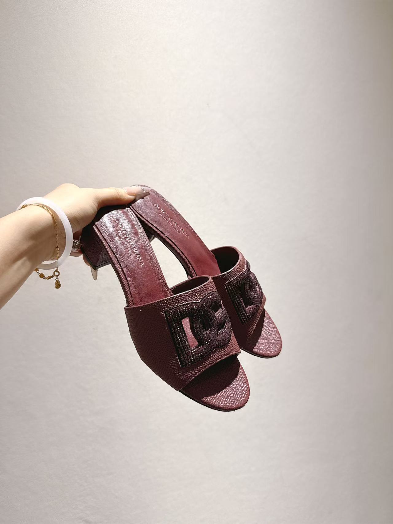Dolce Gabbana  Chunky-Heel Sandals - Image 4