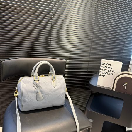 LV Embossed Pillow Bag - Image 5