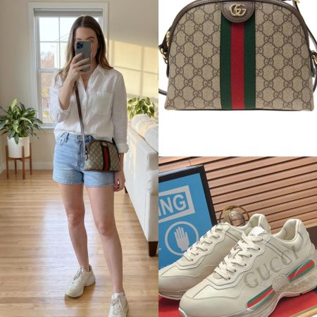 Gucci Shoes & Bag Set