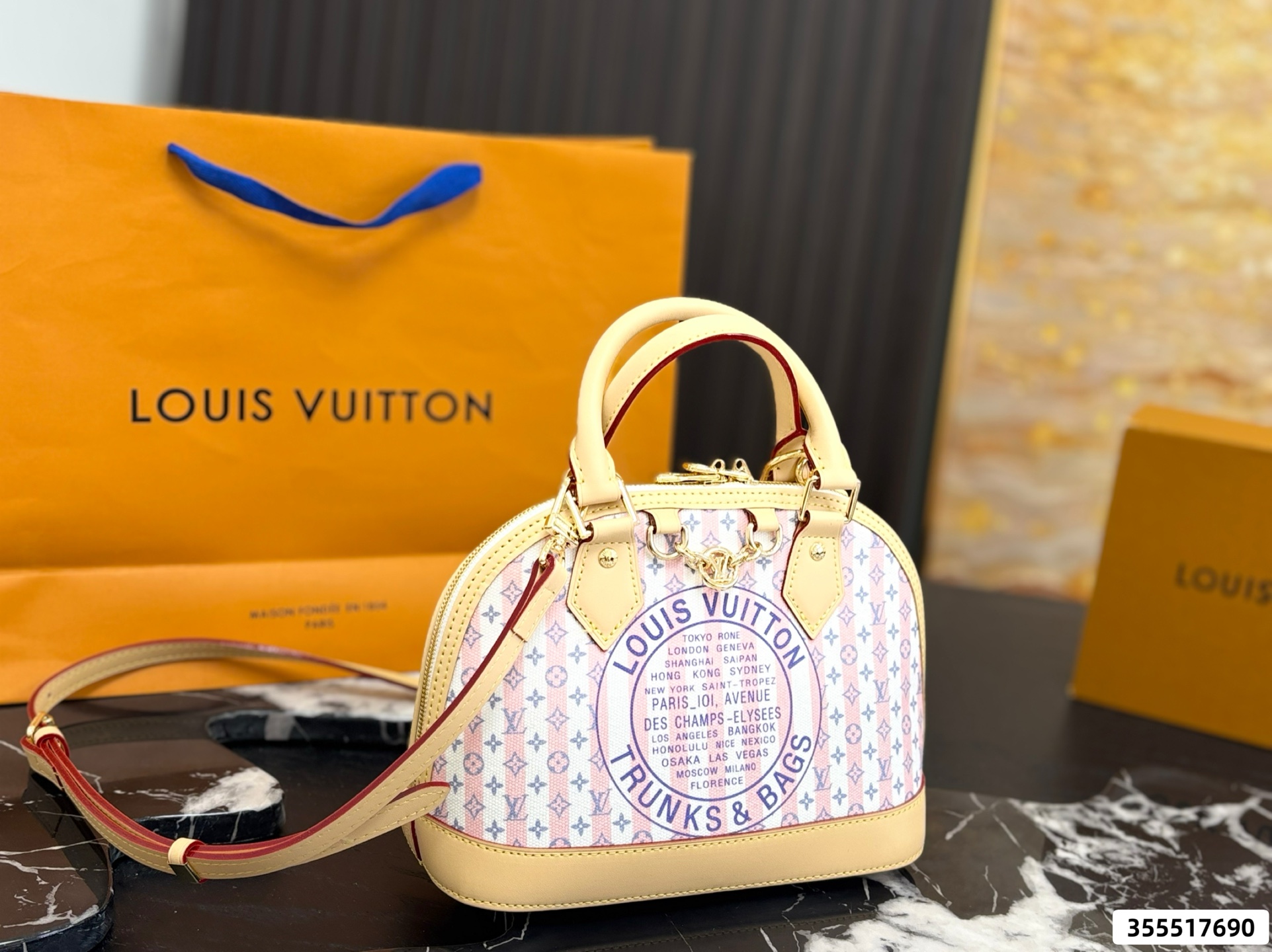 LV Alma Trunk Shell Bag - Image 3