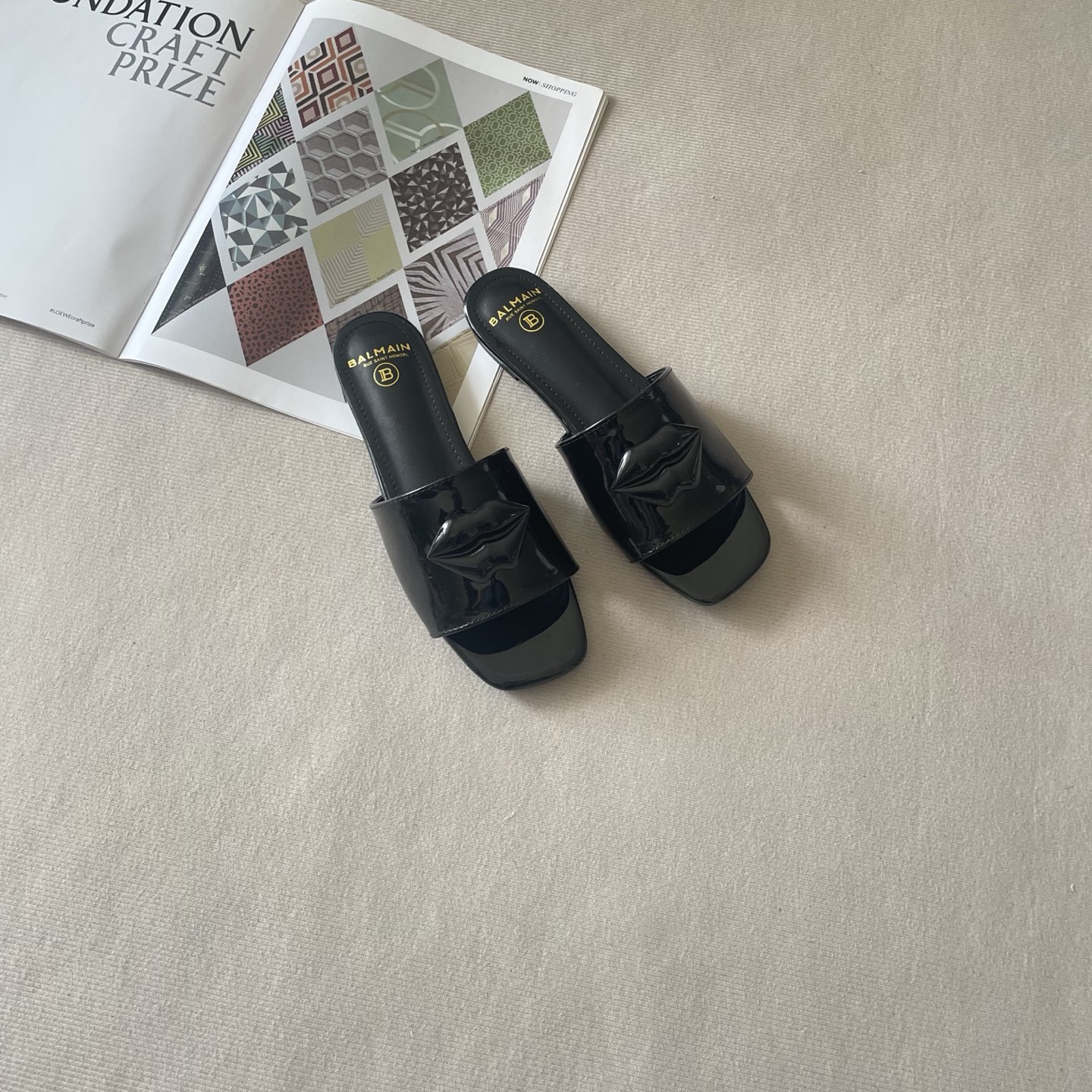 Balmain 26P Flat-Bottomed Slippers - Image 3