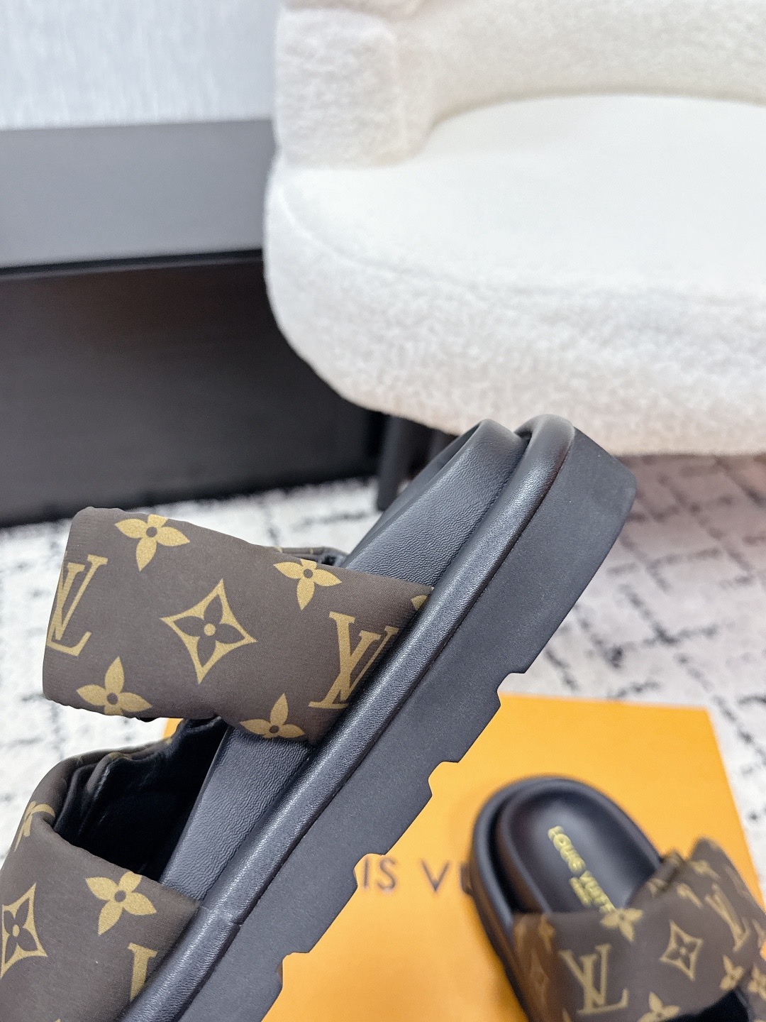 LV Pool Pillow Comfort Mule Sandals - Image 8