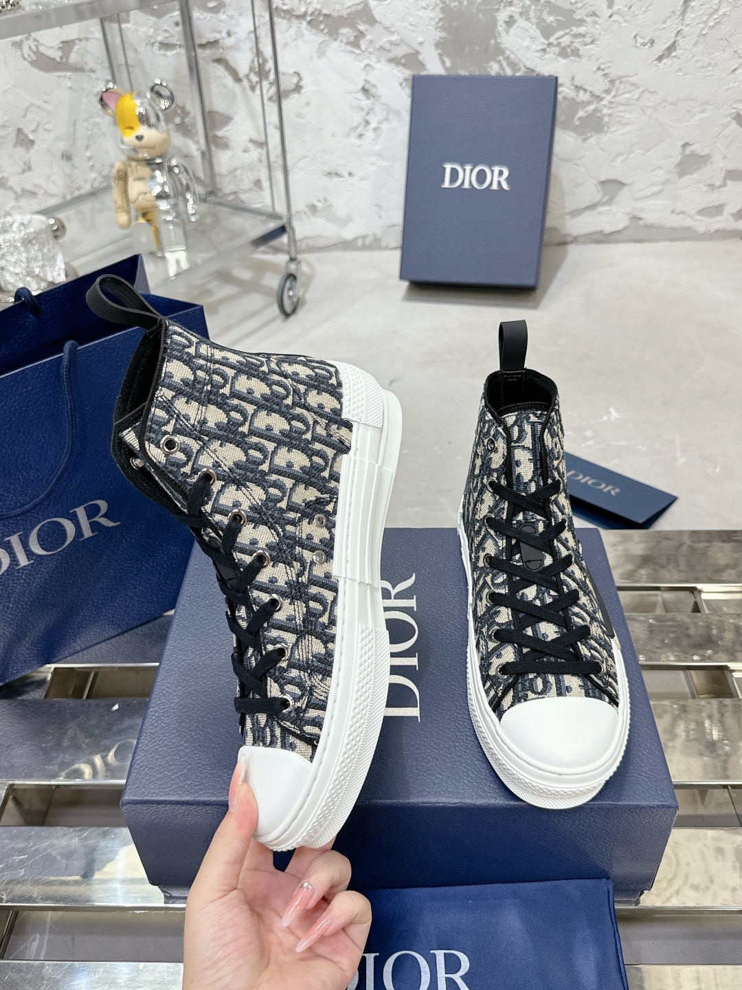 Dior B23 League High-Top Sneakers - Image 6