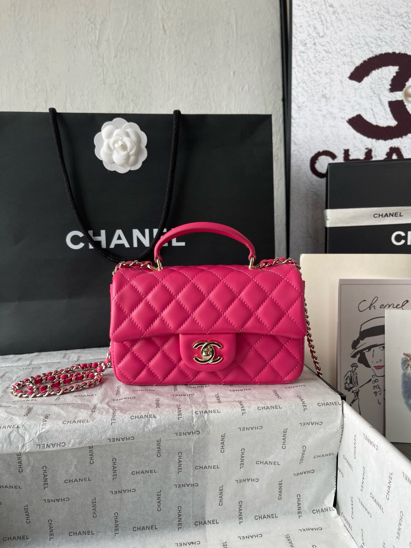 Chanel CF Handbag - Image 16