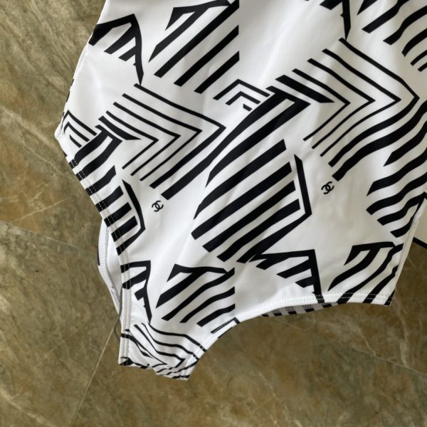 Chanel One-Piece Swimsuit Swimwear