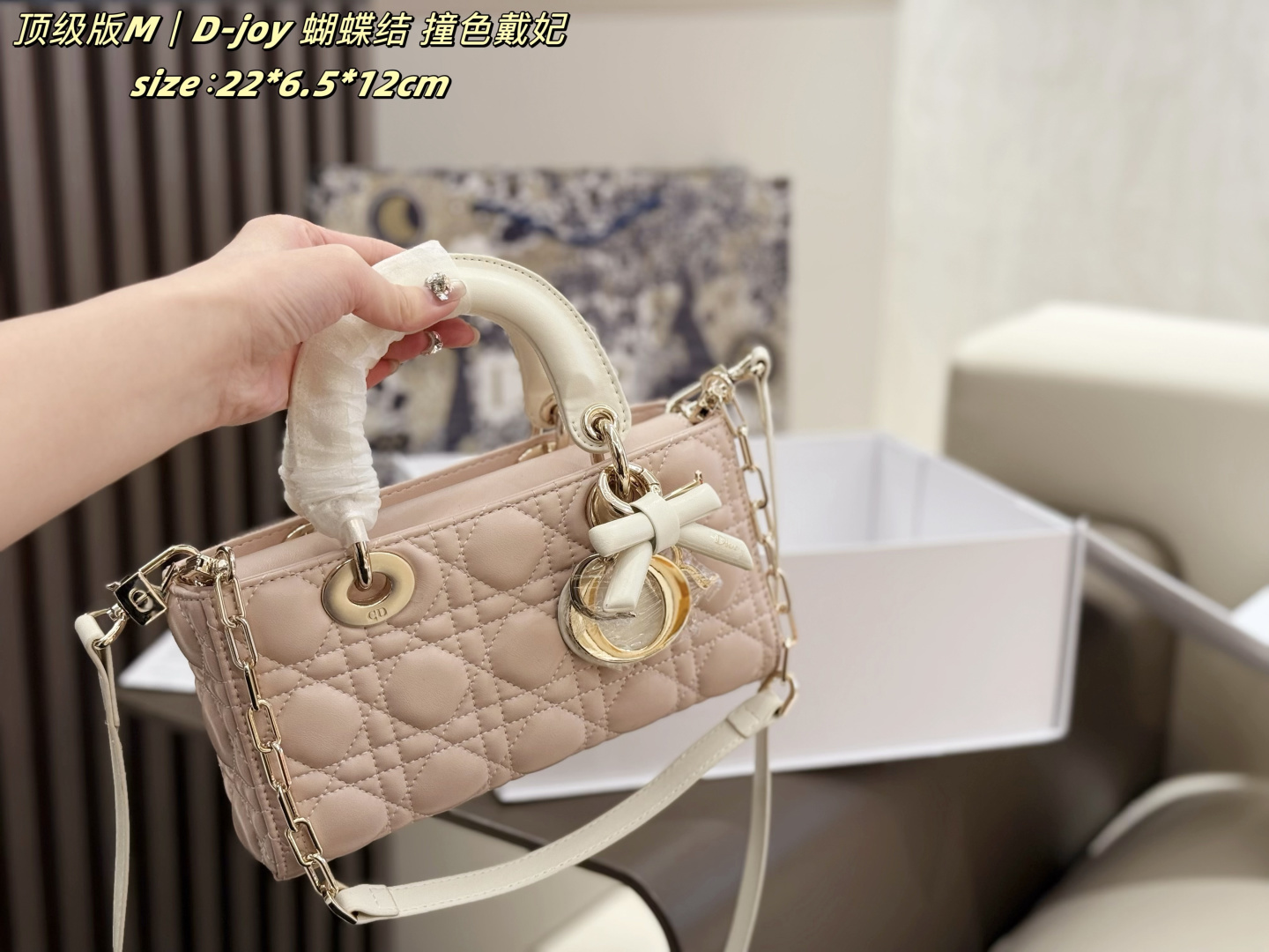 Dior Small Lady D-Joy Bag - Image 9