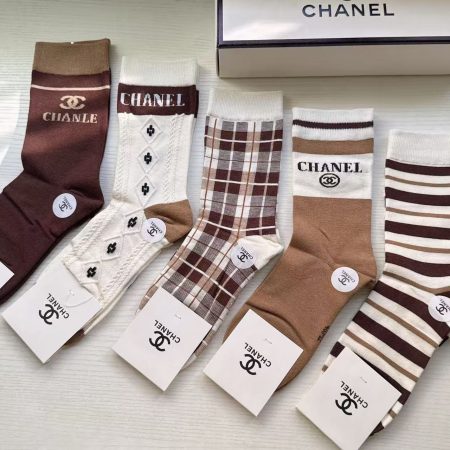 Chanel Knee-High Stockings [5 pairs per box]