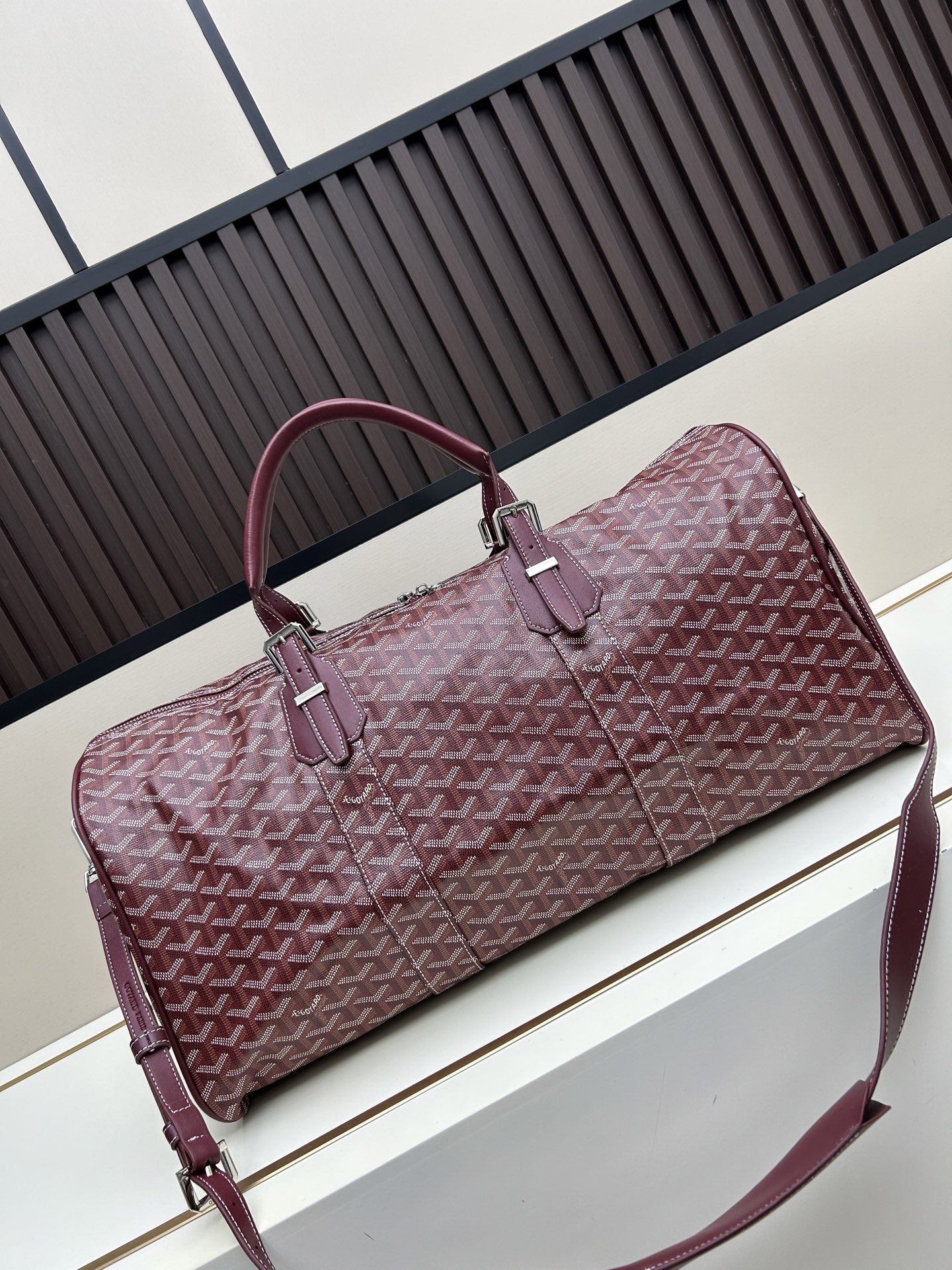 Goyard Boston 50 Travel Bag - Image 3