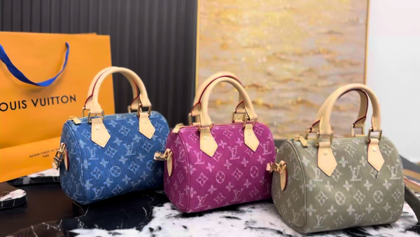 LV Denim Pillow Bag