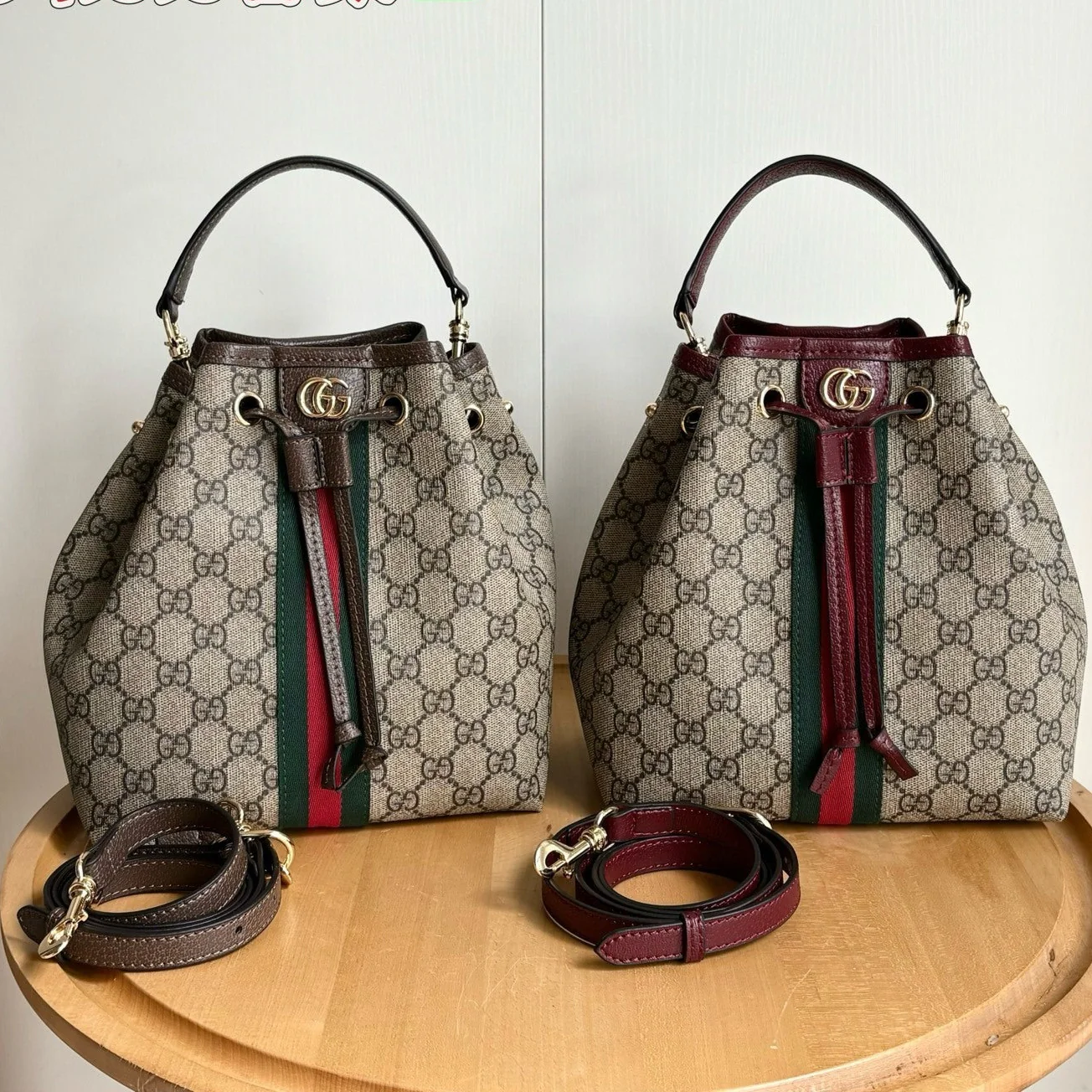 Gucci Ophidia Beige Bucket Bag - Image 1