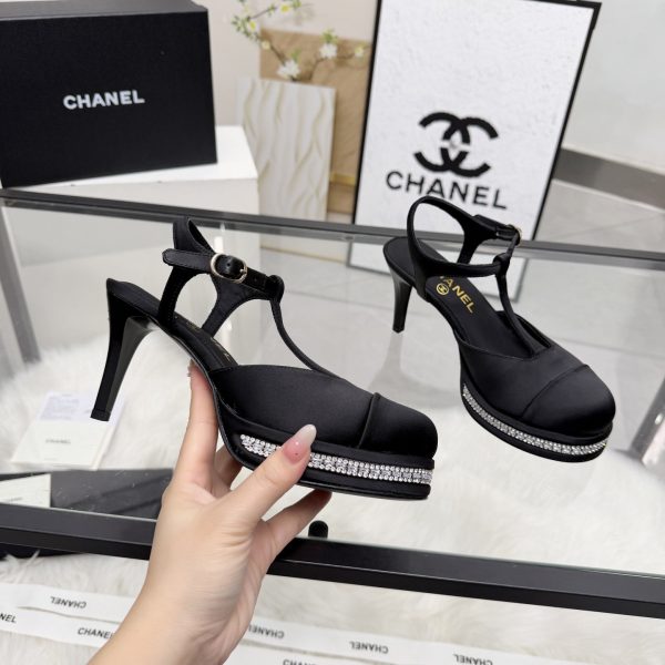 Chanel platforms Heels