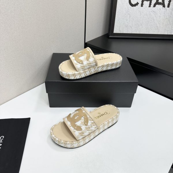 Chanel Women's CC Slide Sandals