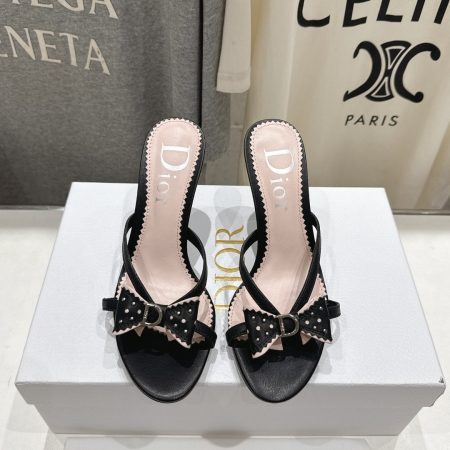 Dior bow Heels