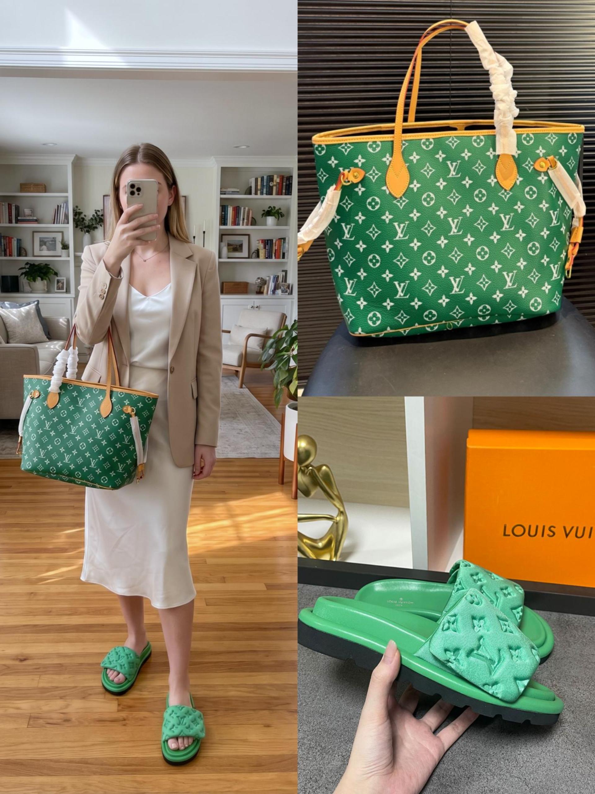 LV Shoes & Bag Set - Image 1
