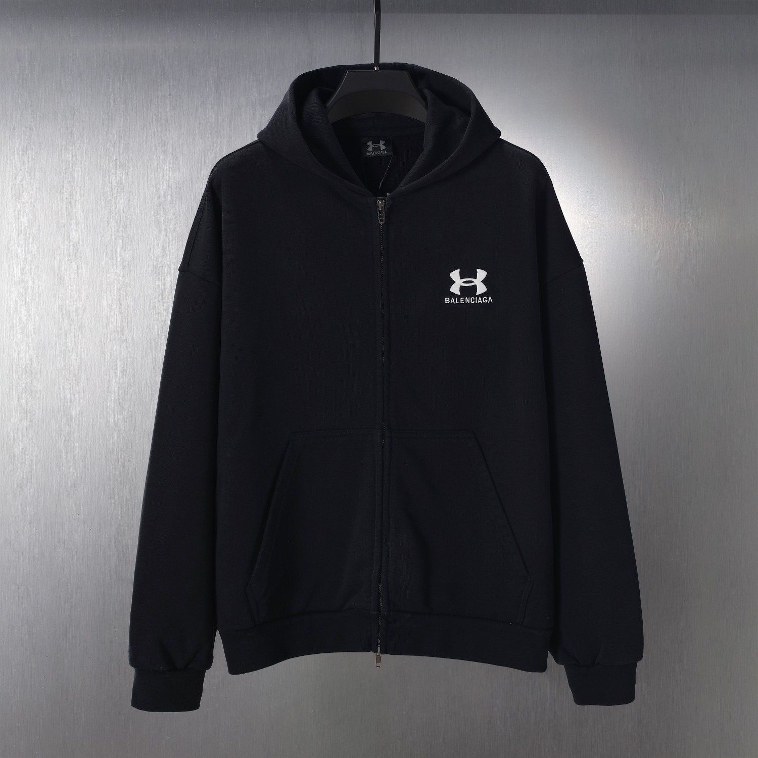 Balenciaga x UA Zip Up Hoodie - Image 1