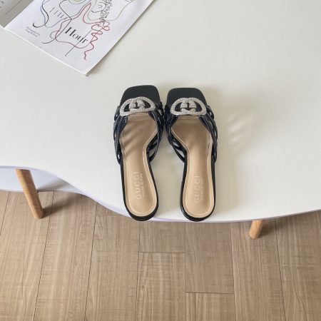 Gucci 26P Double G Openwork Flat Sandals - Image 8