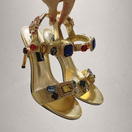 Dolce & Gabbana Straw Sandals - Image 4