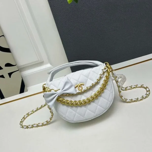 Chanel Pouch on Gold Chain