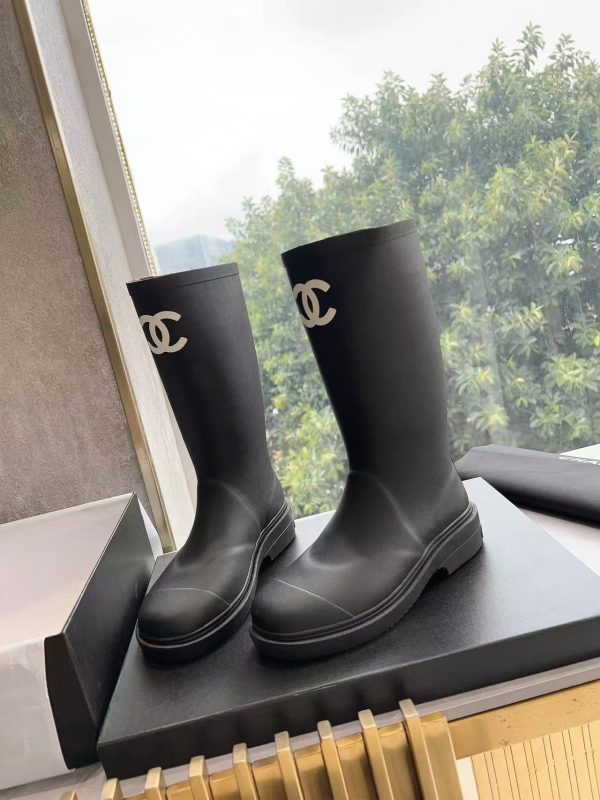 Chanel Rain Boots