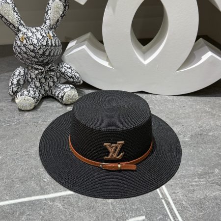 LV Flat-Top Straw Ha - Image 2