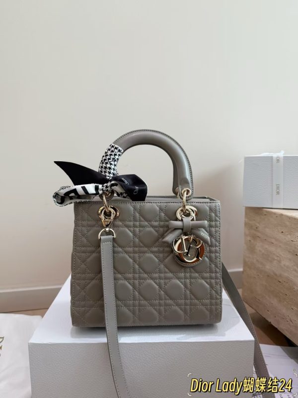 Dior Medium Lady Dior My ABC Dior Bag with bow