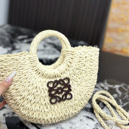 Loewe Anagram Basket Woven Shopping Bag - Image 3
