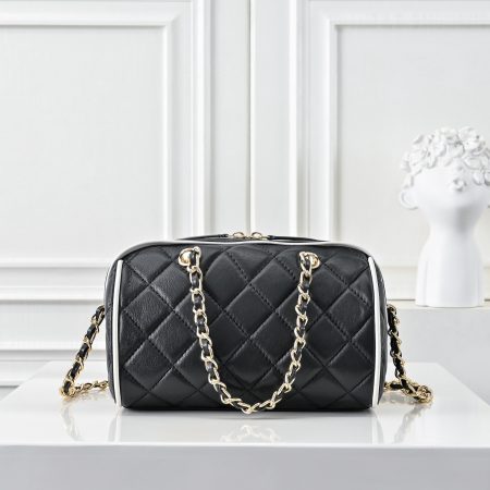 Chanel Matelasse Drum Mini Boston Bag - Image 3