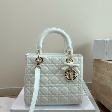 Dior Medium Lady Dior My ABC Dior Bag with bow - Image 2