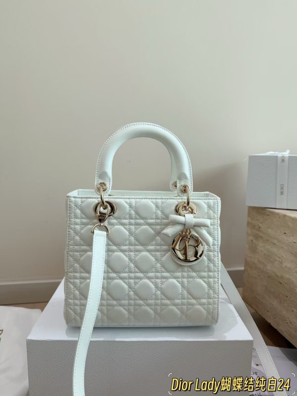 Dior Medium Lady Dior My ABC Dior Bag with bow