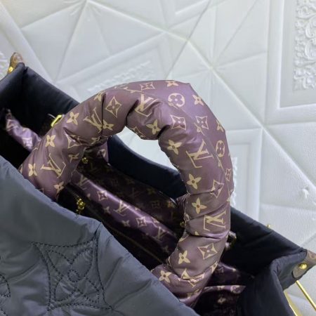 LV Econyl Monogram Pillow OnTheGo Tote Bag Mirror Version - Image 5