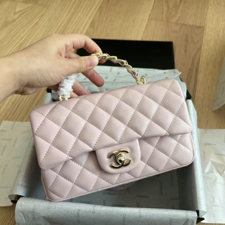 Chanel 23K CC Top Handle CF Mini Bag - Image 3