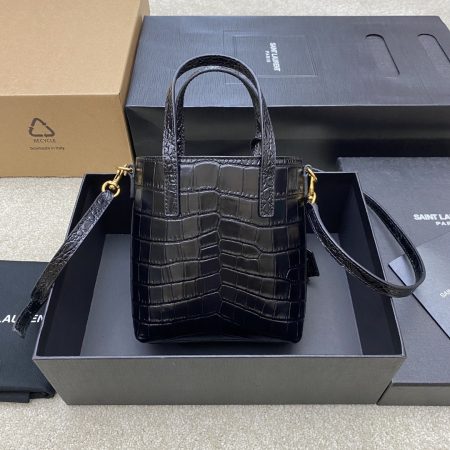 YSL Shopping Mini Toy Tote Bag - Image 3