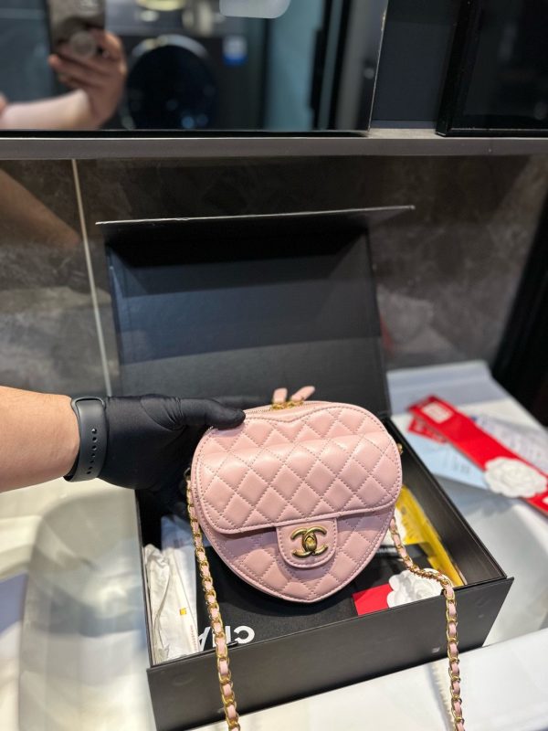 Chanel Mini Heart Crossbody Bag