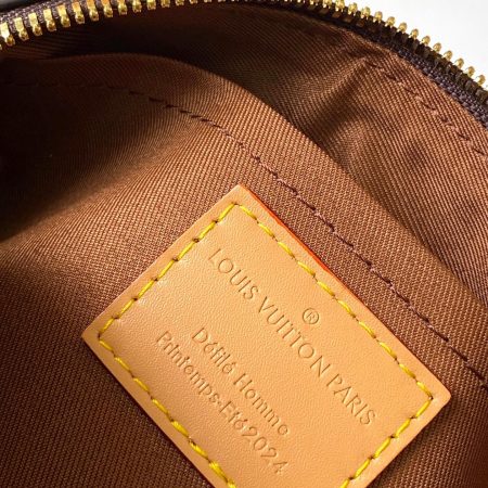 LV Damier Pop Speedy Bandoulière 18 Bag Jaune Mat - Image 11