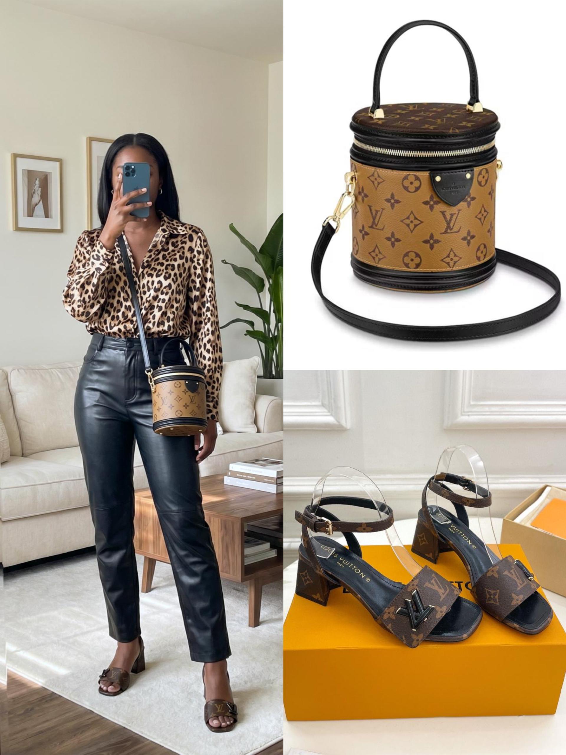 LV Shoes & Bag Set - Image 1