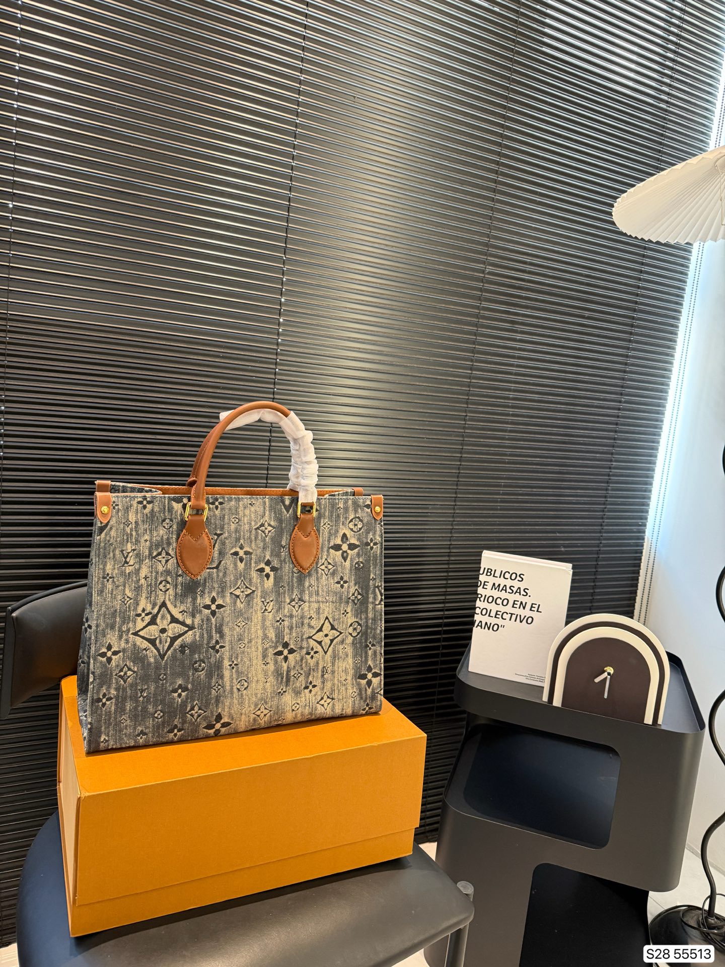 LV  Designer Denim Crossbody Bag - Image 2