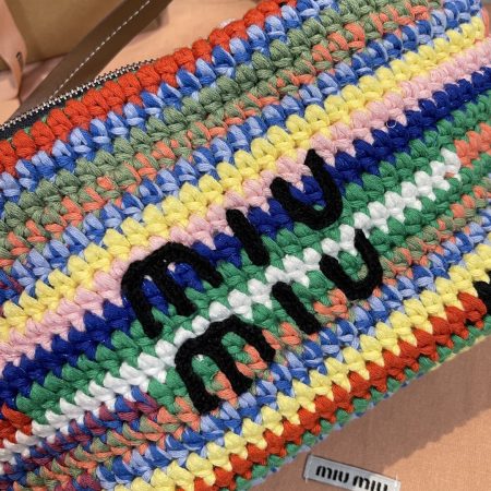 Miu Miu Crochet Pouch 10A - Image 2