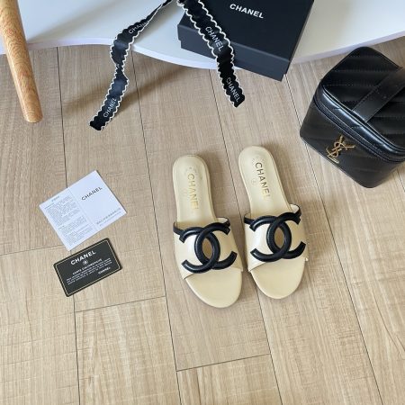 Chanel 26P Large Double C Openwork Flat Sandals - Image 4