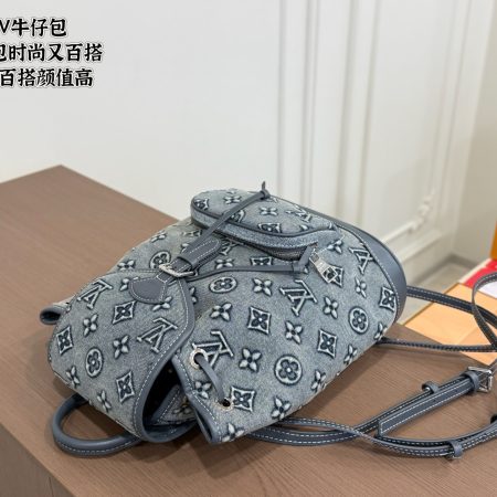 LV Denim Backpack - Image 6