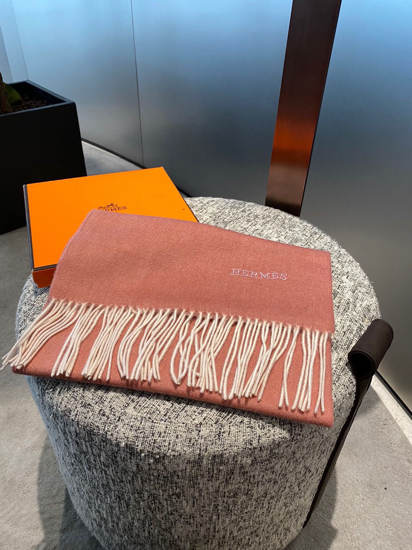 Hermès Cashmere Scarf - Image 1