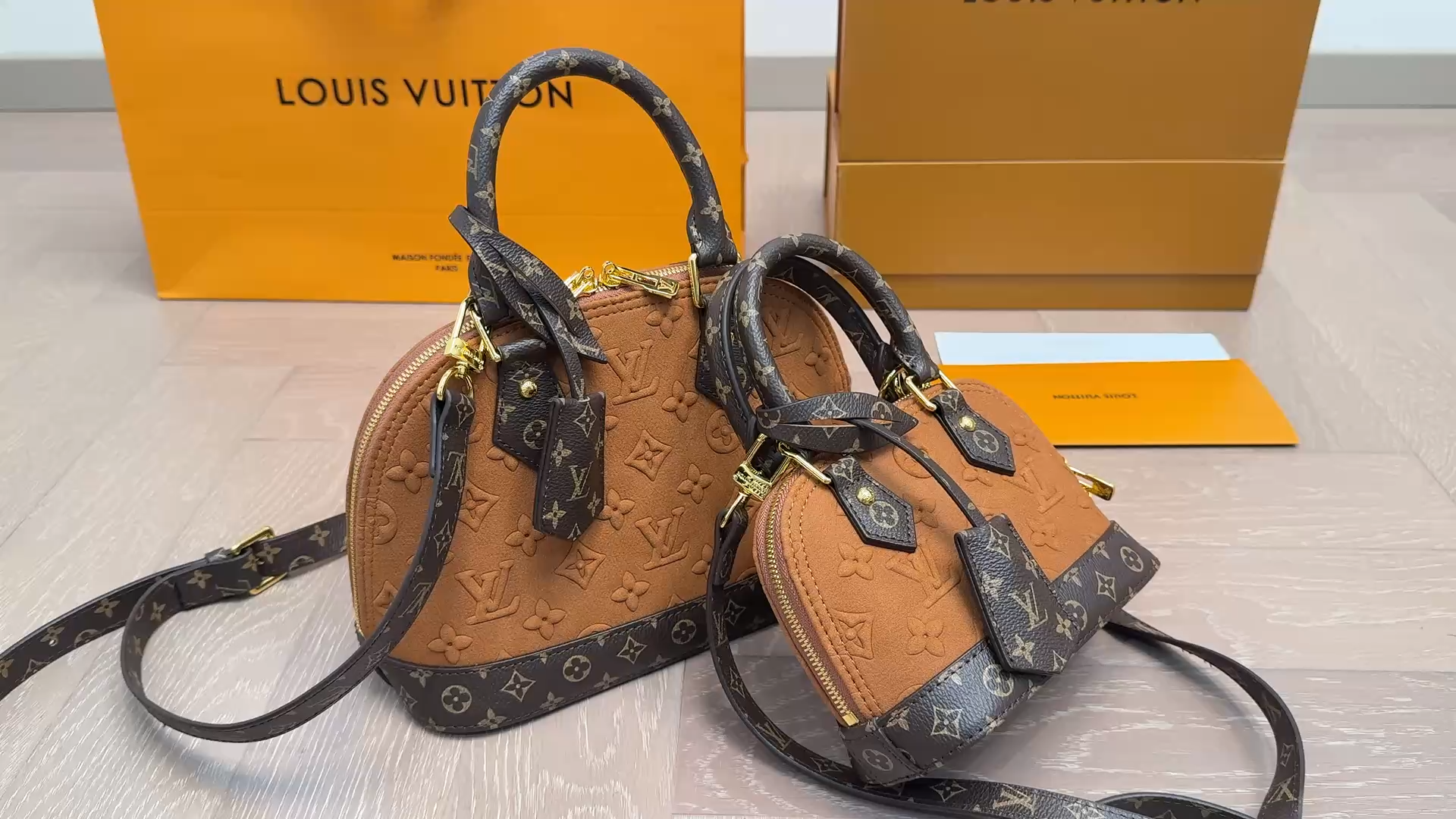 LV Vintage Floral Crossbody Bag - Image 2