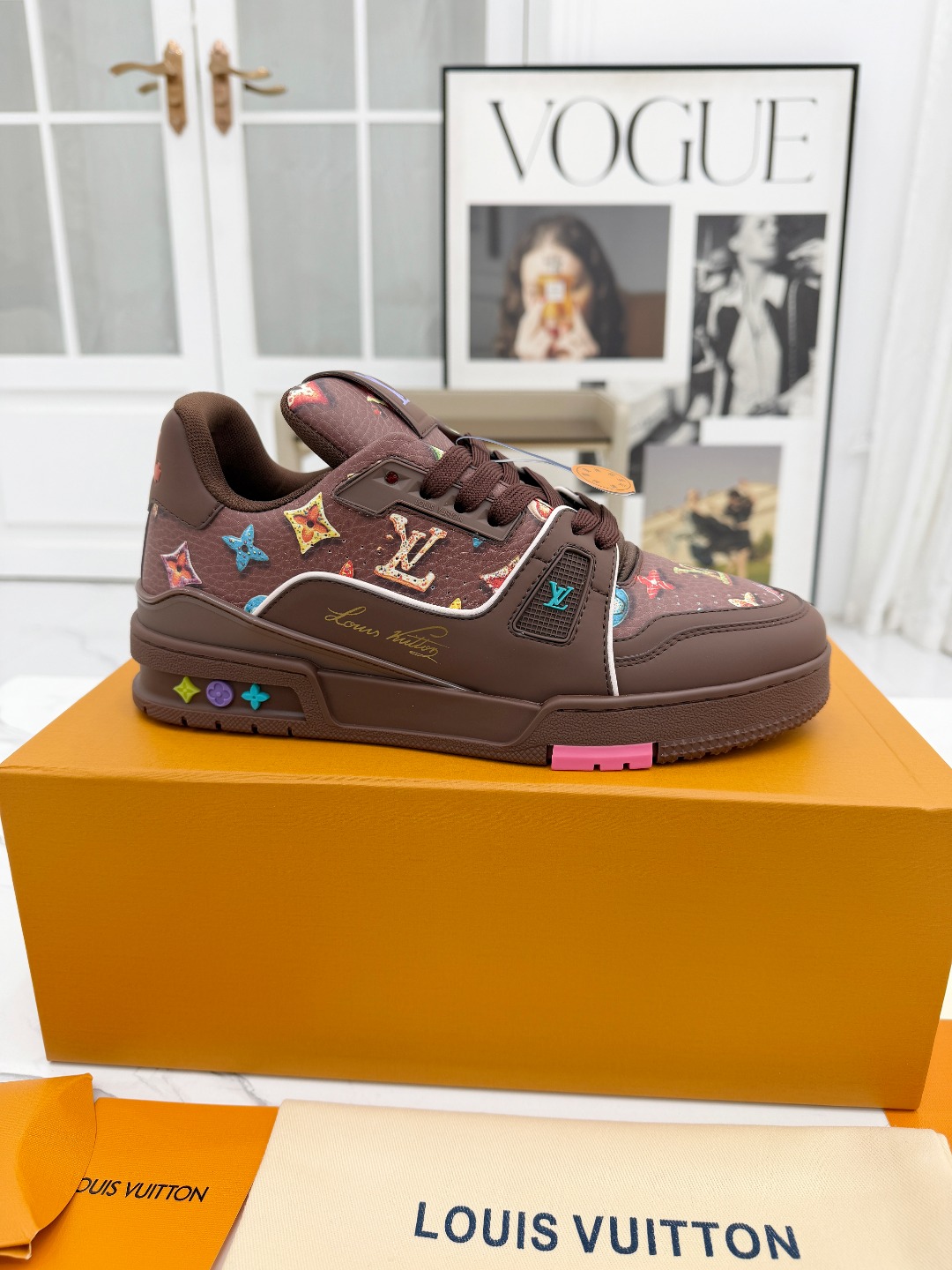 LV Trainer Sneakers Top Quality - Image 7